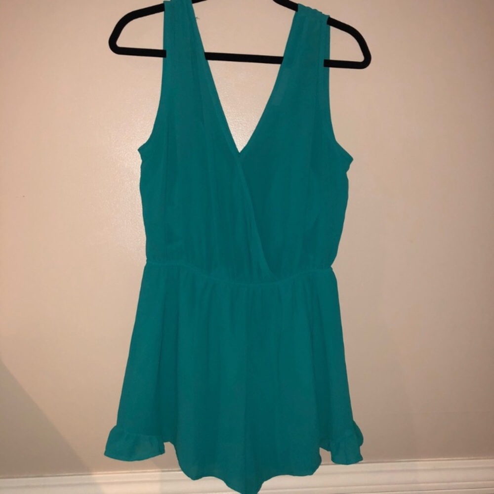 ASTR TEAL ROMPER - Picture 2 of 5